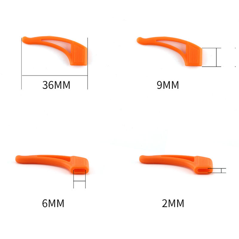 Universal Silicone Ear Hooks for Glasses (2 pcs)