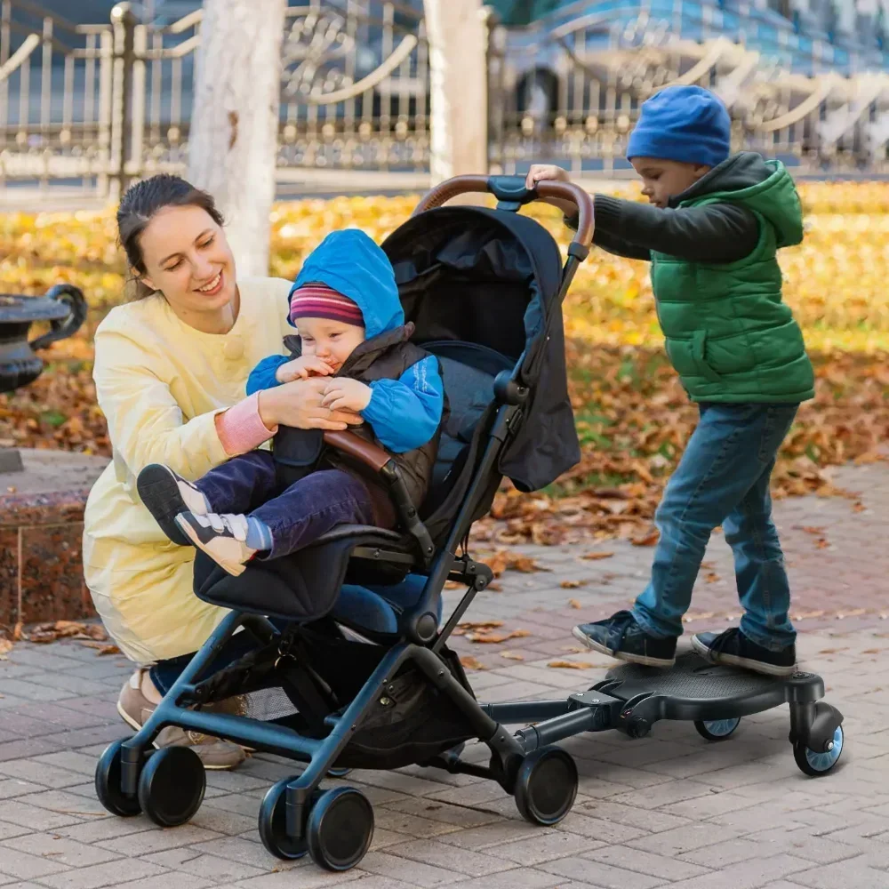 Universal Strollers Step Board Adapter with Seat Second Child Jogger Twins Scooter Baby Pram Hitchhiker Bumper Universal Strollers Step Board Adapter with Seat Second Child Jogger Twins Scooter Baby Pram Hitchhiker Bumper