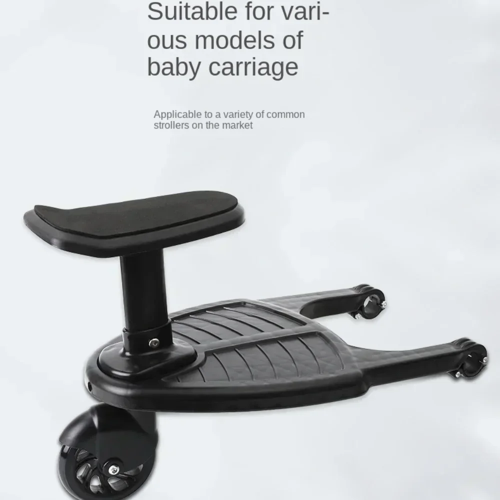 Universal Strollers Step Board Adapter with Seat Second Child Jogger Twins Scooter Baby Pram Hitchhiker Bumper Universal Strollers Step Board Adapter with Seat Second Child Jogger Twins Scooter Baby Pram Hitchhiker Bumper