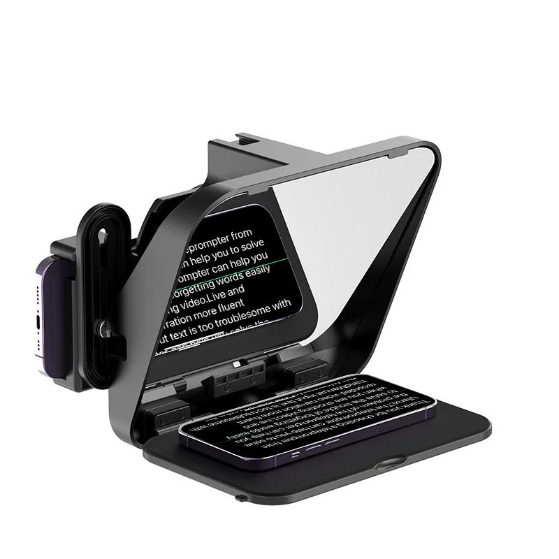Universal Teleprompter Prompter DSLR Camera Smartphone Tablet Laptop Teleprompter Live Streaming Video Recording Universal Teleprompter Prompter DSLR Camera Smartphone Tablet Laptop Teleprompter Live Streaming Video Recording