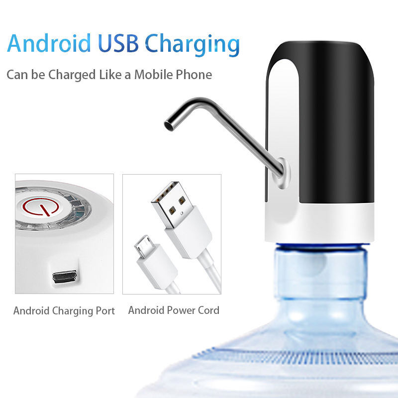Universal Water Bottle Pump USB Charging Automatic Electric Water Dispenser Pump Bottle Water Pump Auto Drink Dispenser Universal Water Bottle Pump USB Charging Automatic Electric Water Dispenser Pump Bottle Water Pump Auto Drink Dispenser