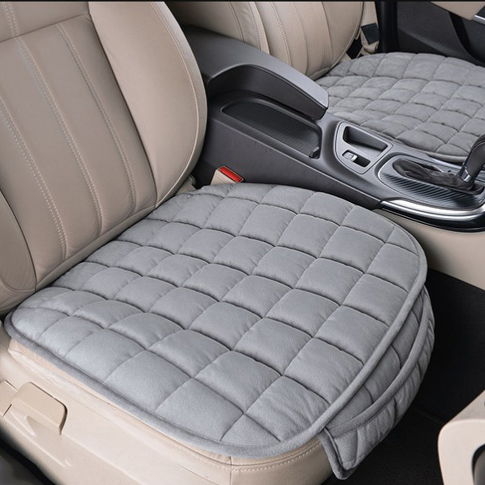 Universal Winter Warm Car Seat Cover Cushion Anti-slip Front Chair Seat Breathable Pad Car Seat Protector Seat Covers