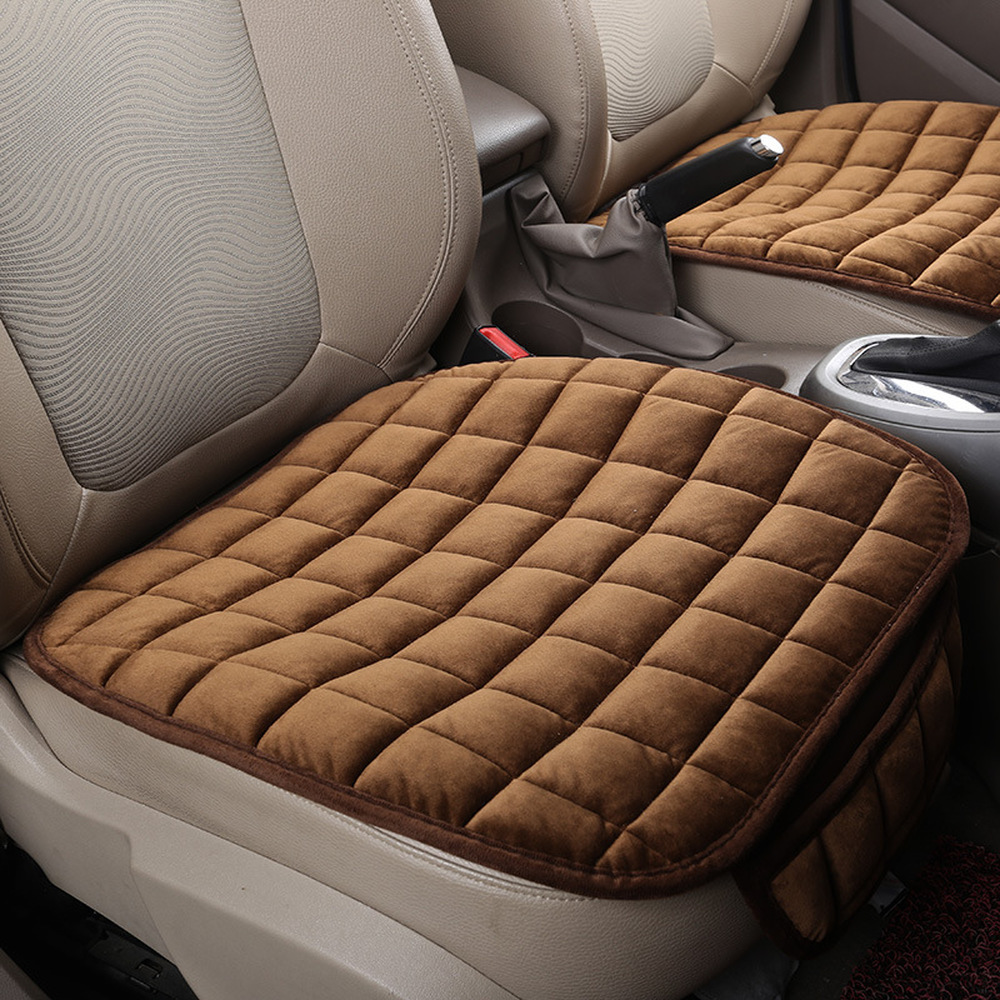 Universal Winter Warm Car Seat Cover Cushion Anti-slip Front Chair Seat Breathable Pad Car Seat Protector Seat Covers