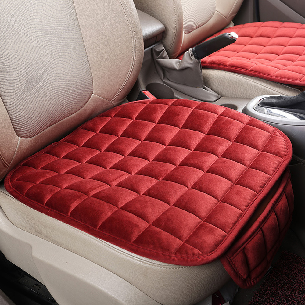 Universal Winter Warm Car Seat Cover Cushion Anti-slip Front Chair Seat Breathable Pad Car Seat Protector Seat Covers