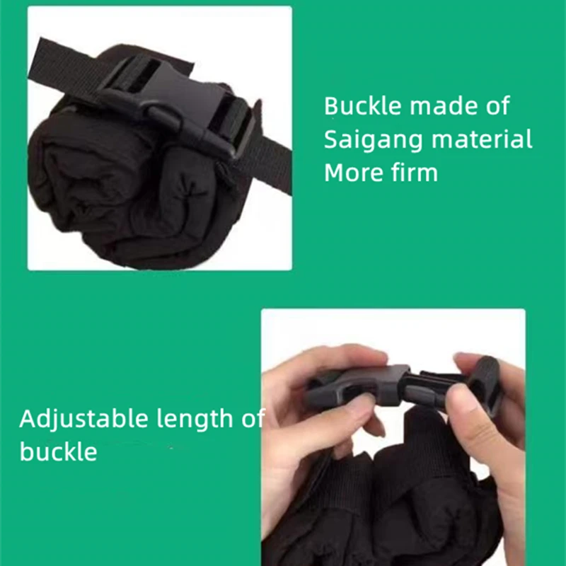 Universal Wrist Foot Limbs Restraint Strap Bedridden Paralyzed Elderly Hand Ankle Fixed Belt Anti-scratch Restraint