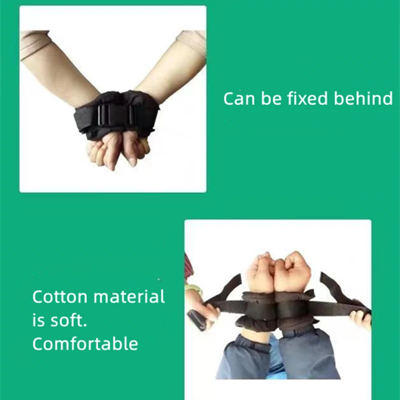 Universal Wrist Foot Limbs Restraint Strap Bedridden Paralyzed Elderly Hand Ankle Fixed Belt Anti-scratch Restraint