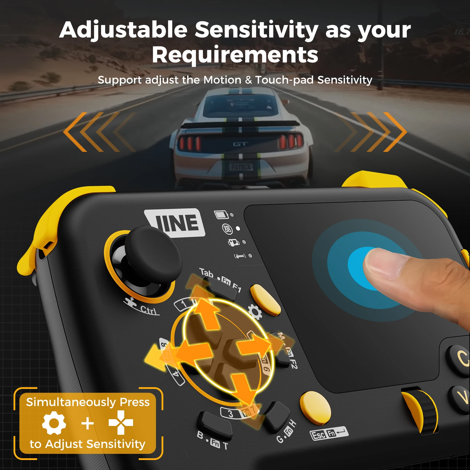 Upgrade Wireless Mouse-Pad Controller As Keyboard and Mouse Combo Set with Touchpad Upgrade Wireless Mouse-Pad Controller As Keyboard and Mouse Combo Set with Touchpad