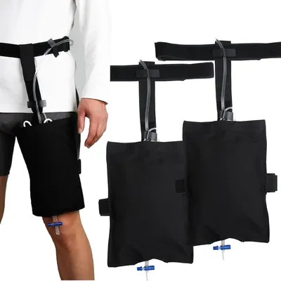 Urinary Drainage Bag External Bladder Ostomy Collection Waist Bag Catheter Urine Leg Bag Holder Fixed Storage Pouch