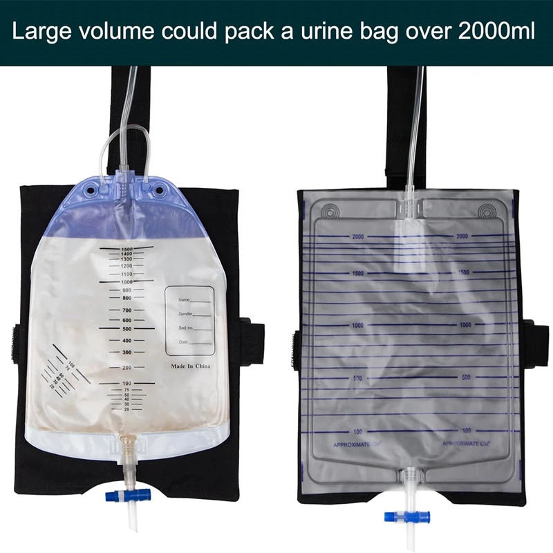 Urinary Drainage Bag External Bladder Ostomy Collection Waist Bag Catheter Urine Leg Bag Holder Fixed Storage Pouch