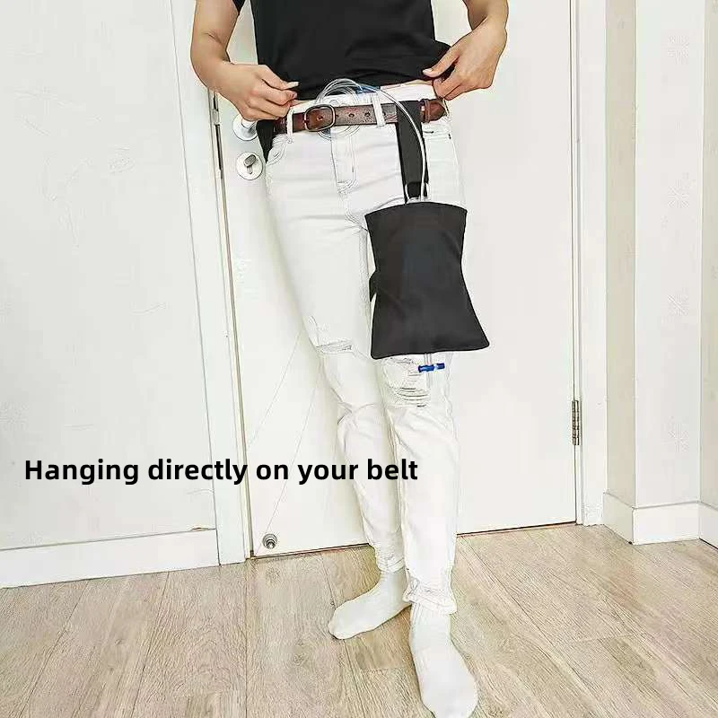Urinary Drainage Bag External Bladder Ostomy Collection Waist Bag Catheter Urine Leg Bag Holder Fixed Storage Pouch
