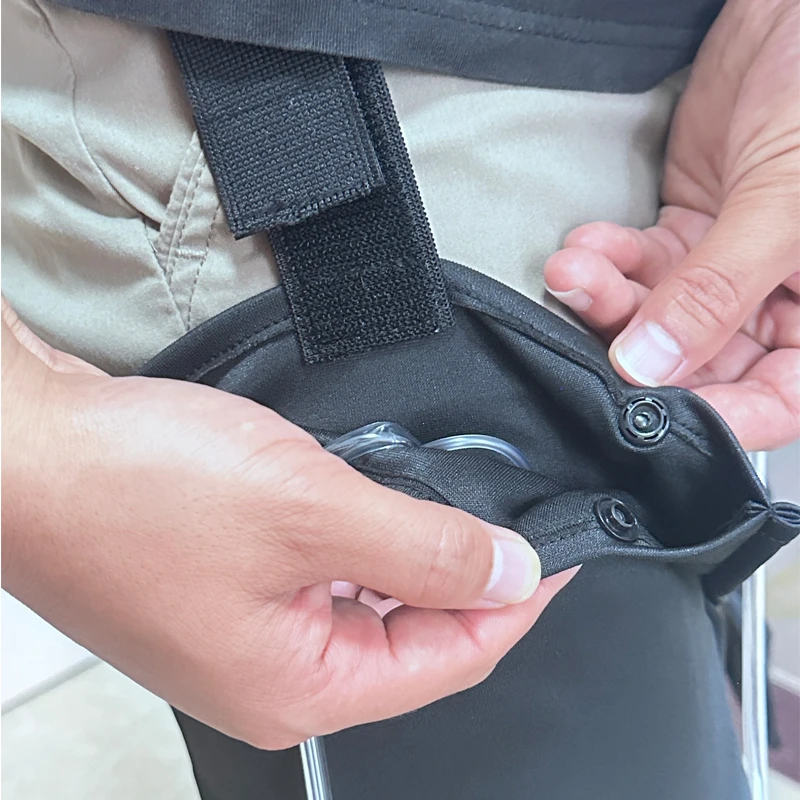 Urinary Drainage Bag External Bladder Ostomy Collection Waist Bag Catheter Urine Leg Bag Holder Fixed Storage Pouch