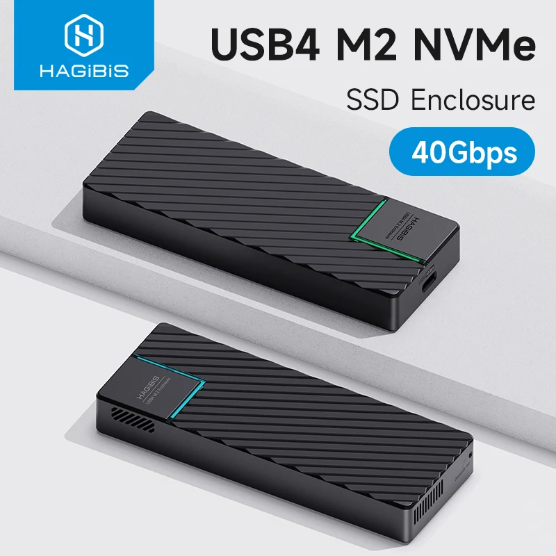USB 4.0 40Gbps M.2 NVMe SSD Enclosure Compatible with Thunderbolt 4/3 USB 3.2/3.1/3.0 ASM2464 External Hard Drive Case USB 4.0 40Gbps M.2 NVMe SSD Enclosure Compatible with Thunderbolt 4/3 USB 3.2/3.1/3.0 ASM2464 External Hard Drive Case