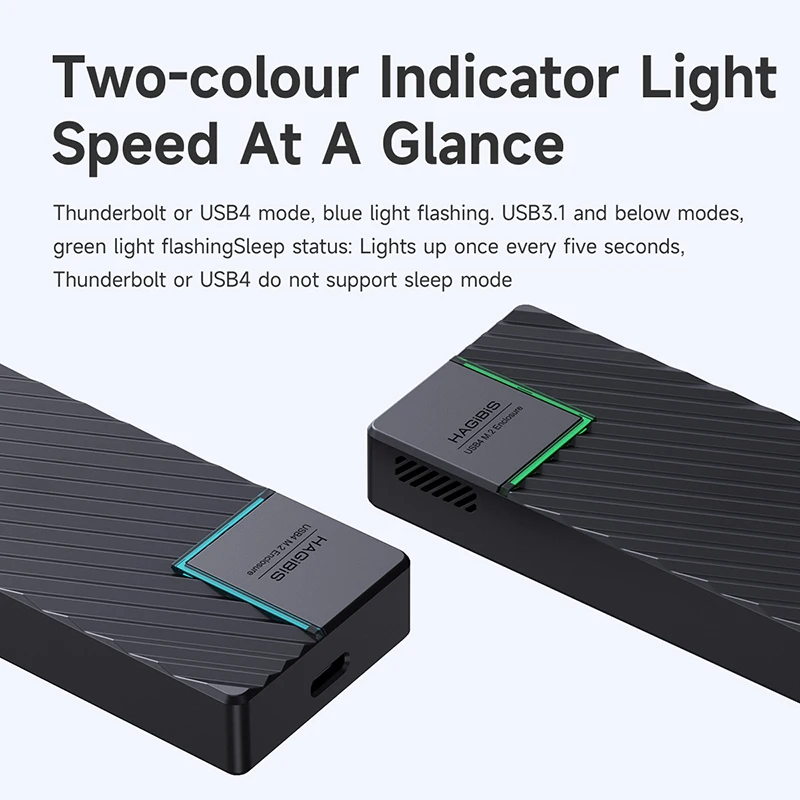 USB 4.0 40Gbps M.2 NVMe SSD Enclosure Compatible with Thunderbolt 4/3 USB 3.2/3.1/3.0 ASM2464 External Hard Drive Case USB 4.0 40Gbps M.2 NVMe SSD Enclosure Compatible with Thunderbolt 4/3 USB 3.2/3.1/3.0 ASM2464 External Hard Drive Case