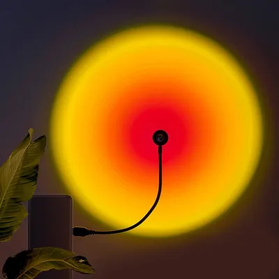 USB Atmosphere Lamp Sunset Projector USB Atmosphere Lamp Sunset Projector