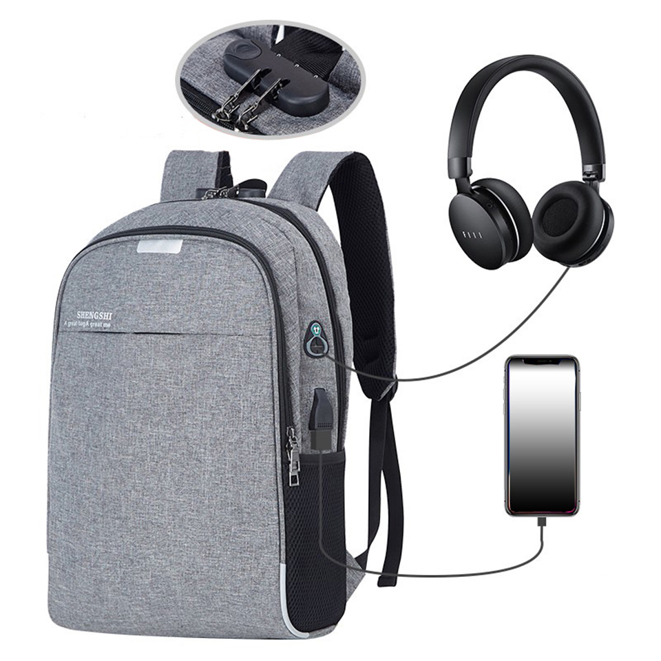 USB Backpack Anti-Theft Waterproof USB Backpack Anti-Theft Waterproof