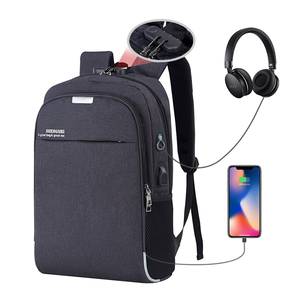 USB Backpack Anti-Theft Waterproof USB Backpack Anti-Theft Waterproof