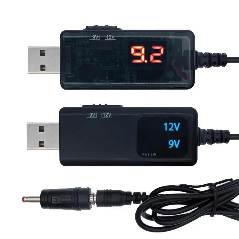 USB Boost Converter DC 5V to 9V 12V USB Step-up Converter Cable + 3.5×1.35mm Connecter For Power Supply/Charger/Power