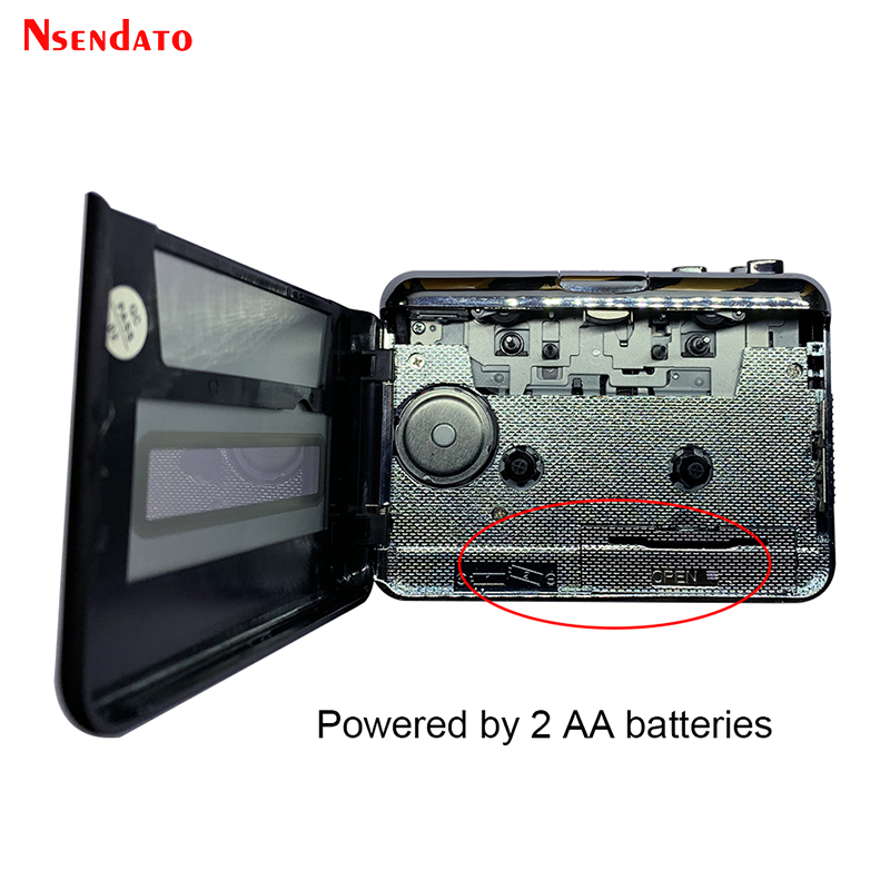 USB Cassette Capture Radio Player Portable USB Cassette Tape to MP3 Converter Capture Audio Music Player Tape Cassette