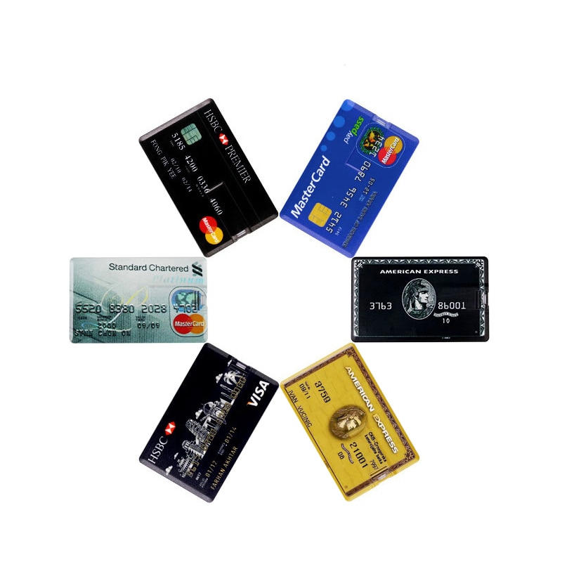USB Compatible Credit Card Flash Drive