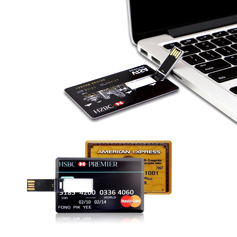 USB Compatible Credit Card Flash Drive