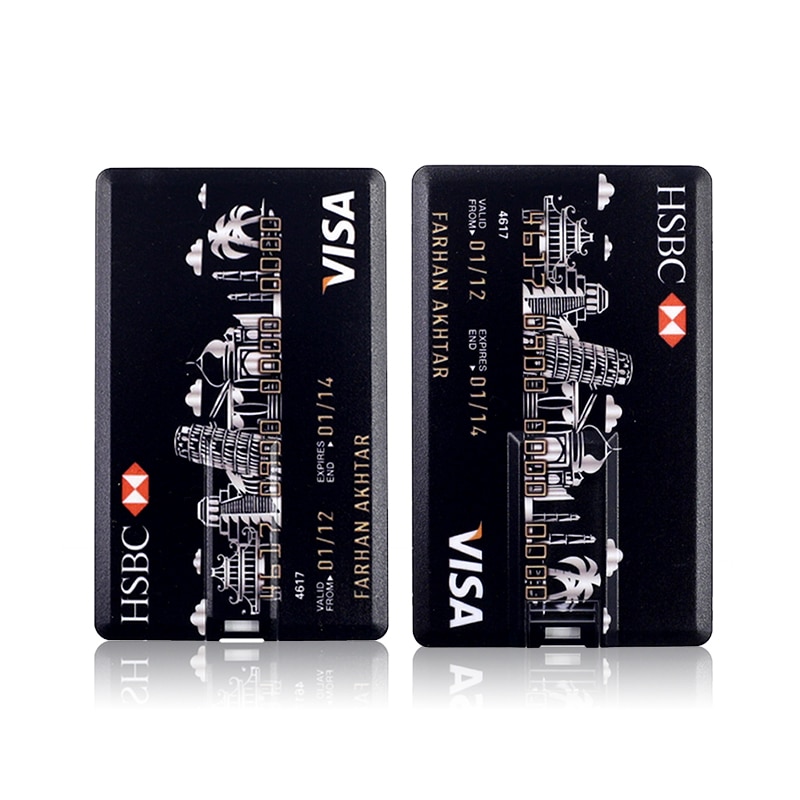 USB Compatible Credit Card Flash Drive