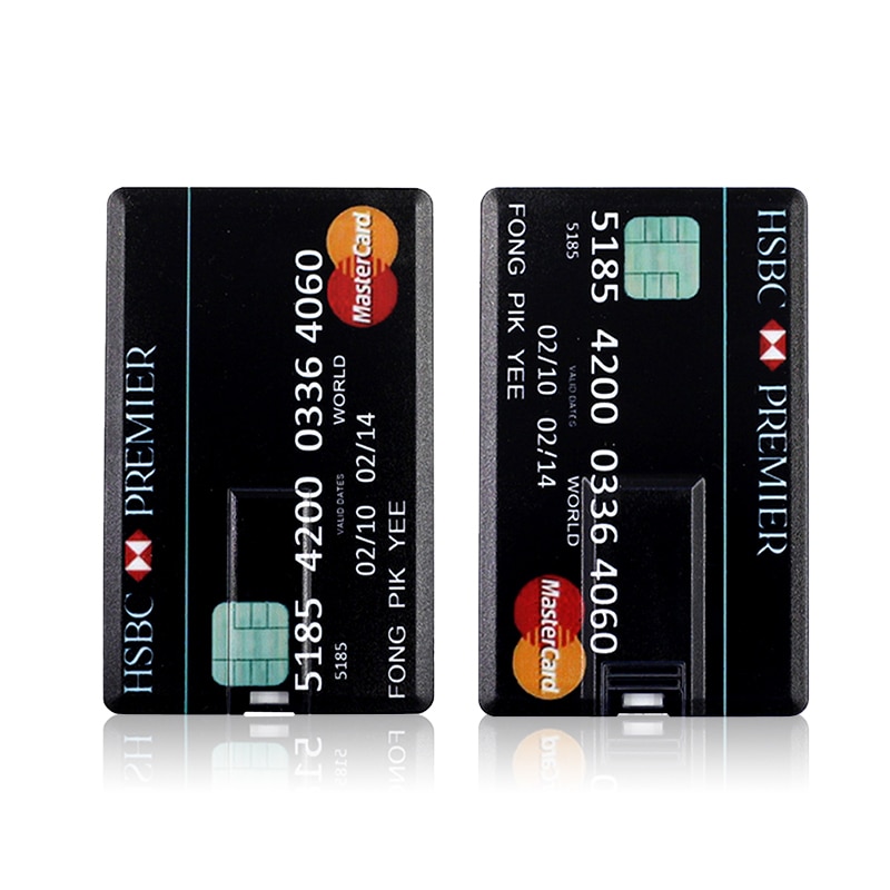 USB Compatible Credit Card Flash Drive