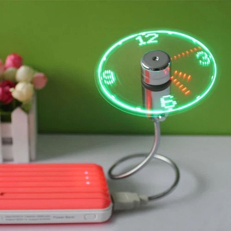 USB Fan LED Clock USB Fan LED Clock