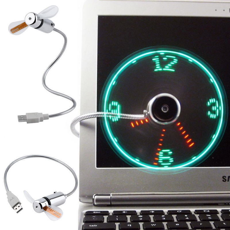 USB Fan LED Clock USB Fan LED Clock