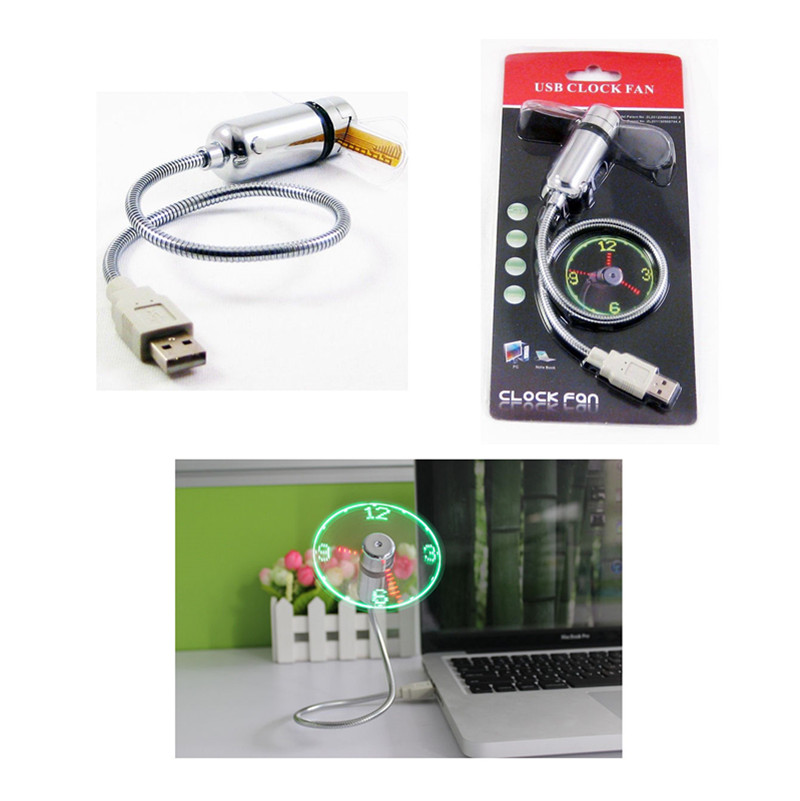 USB Fan LED Clock USB Fan LED Clock