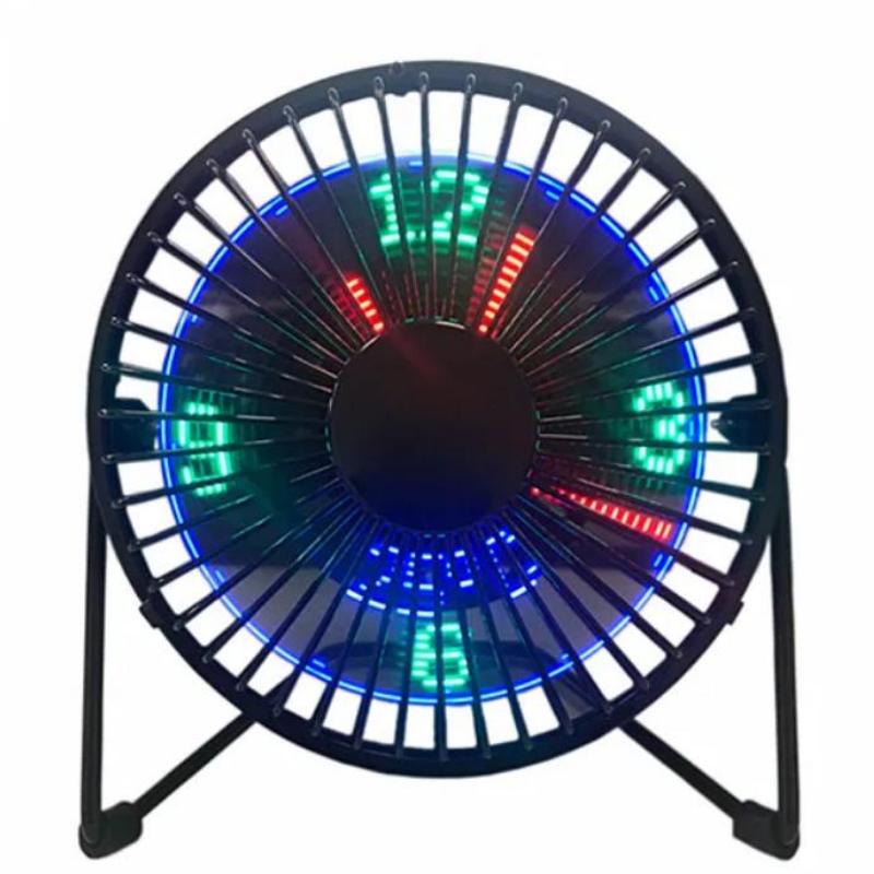 USB Fans Clock Temperature Adjustable Portable Mute Silent Fan Car Desk 4 Inch Iron Art Fans Novel Products USB Fans Clock Temperature Adjustable Portable Mute Silent Fan Car Desk 4 Inch Iron Art Fans Novel Products