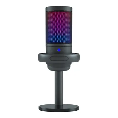 USB Microphone for Recording and Streaming on PC and Mac,Headphone Output and Touch-Mute Button,Mic with 3 RGB Modes