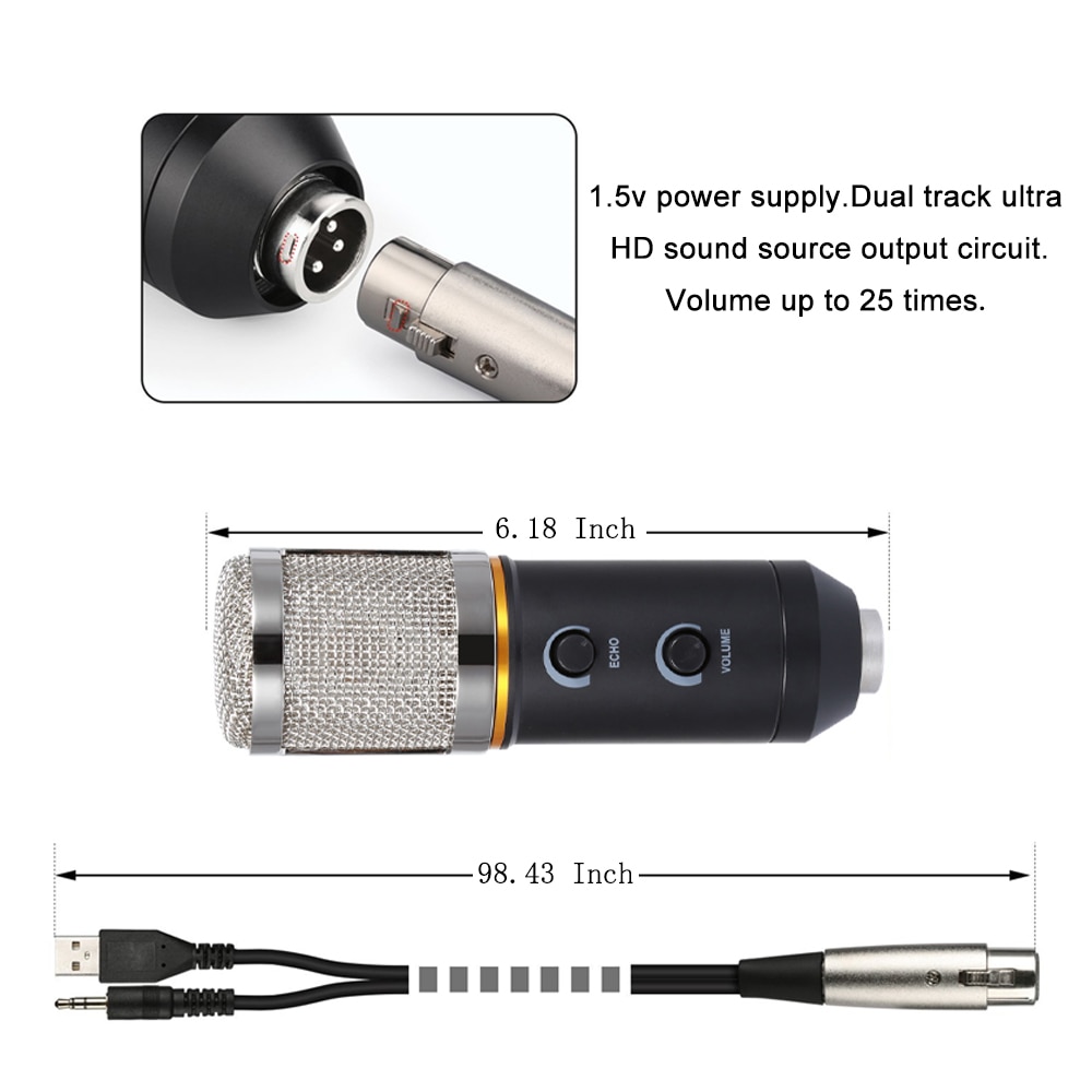 USB Microphone Karaoke PC Recording USB Microphone Karaoke PC Recording