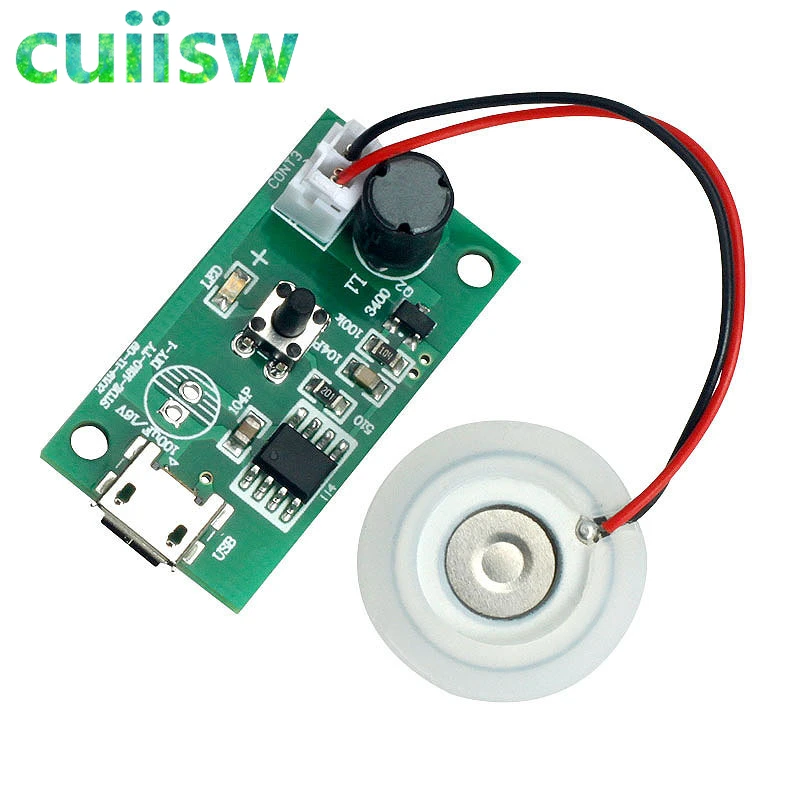 USB Mini Humidifier DIY Kits Mist Maker and Driver Circuit Board Fogger Atomization Film Atomizer Sheet Mini Oscillating USB Mini Humidifier DIY Kits Mist Maker and Driver Circuit Board Fogger Atomization Film Atomizer Sheet Mini Oscillating
