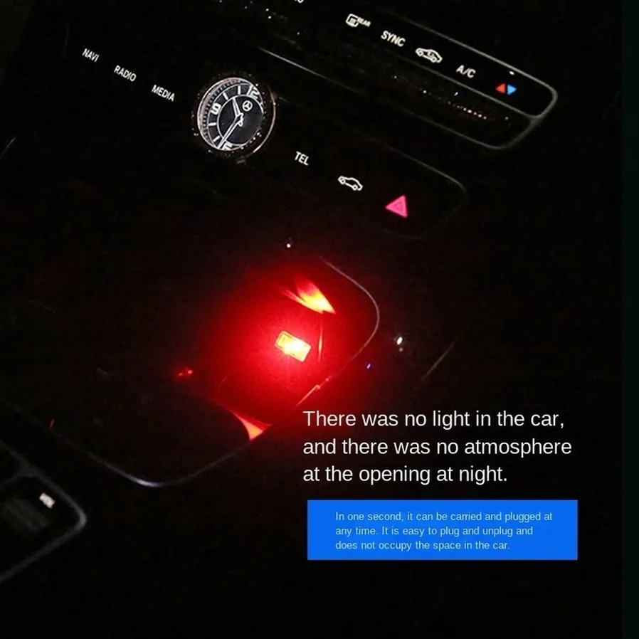 USB Mini LED Light Car Interior Neon Decorative Lamp Emergency Lighting Universal PC Portable Plug and Play USB Mini LED Light Car Interior Neon Decorative Lamp Emergency Lighting Universal PC Portable Plug and Play