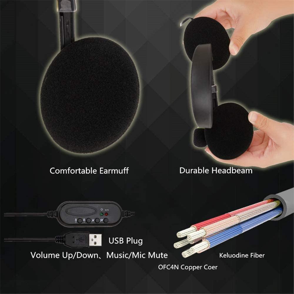 USB PC Headset with Mic USB PC Headset with Mic