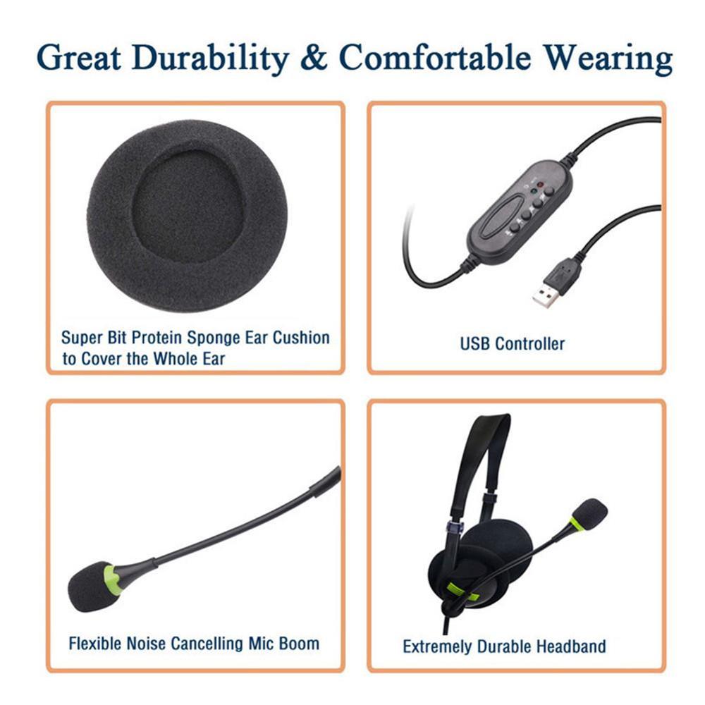 USB PC Headset with Mic USB PC Headset with Mic