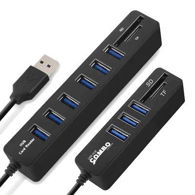 USB Port Hub and Card Reader USB Port Hub and Card Reader