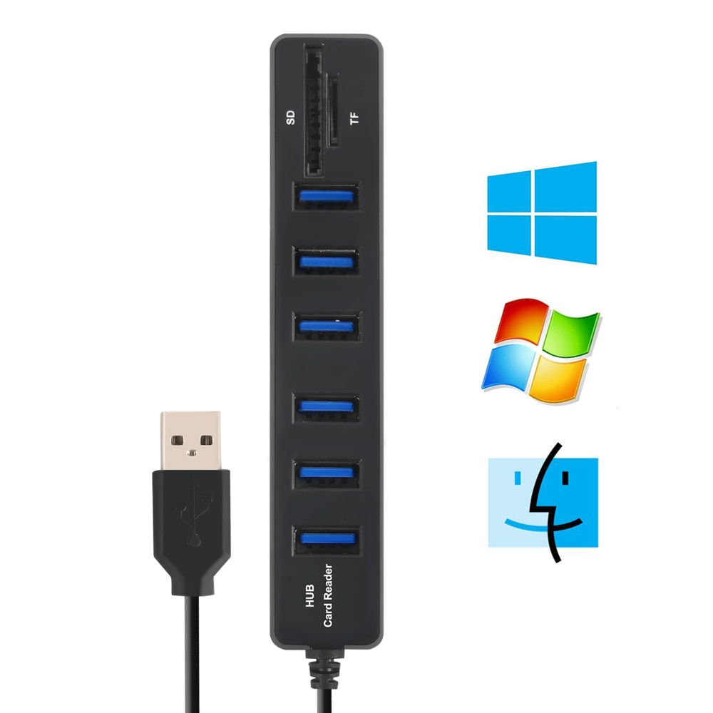 USB Port Hub and Card Reader USB Port Hub and Card Reader