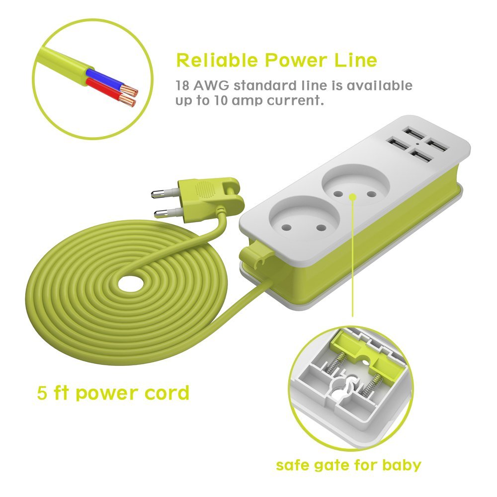 USB Power Strip Extension Cord USB Power Strip Extension Cord