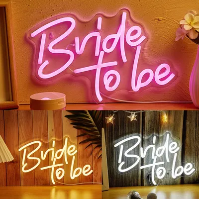 USB Powered Bride to be Neon Sign