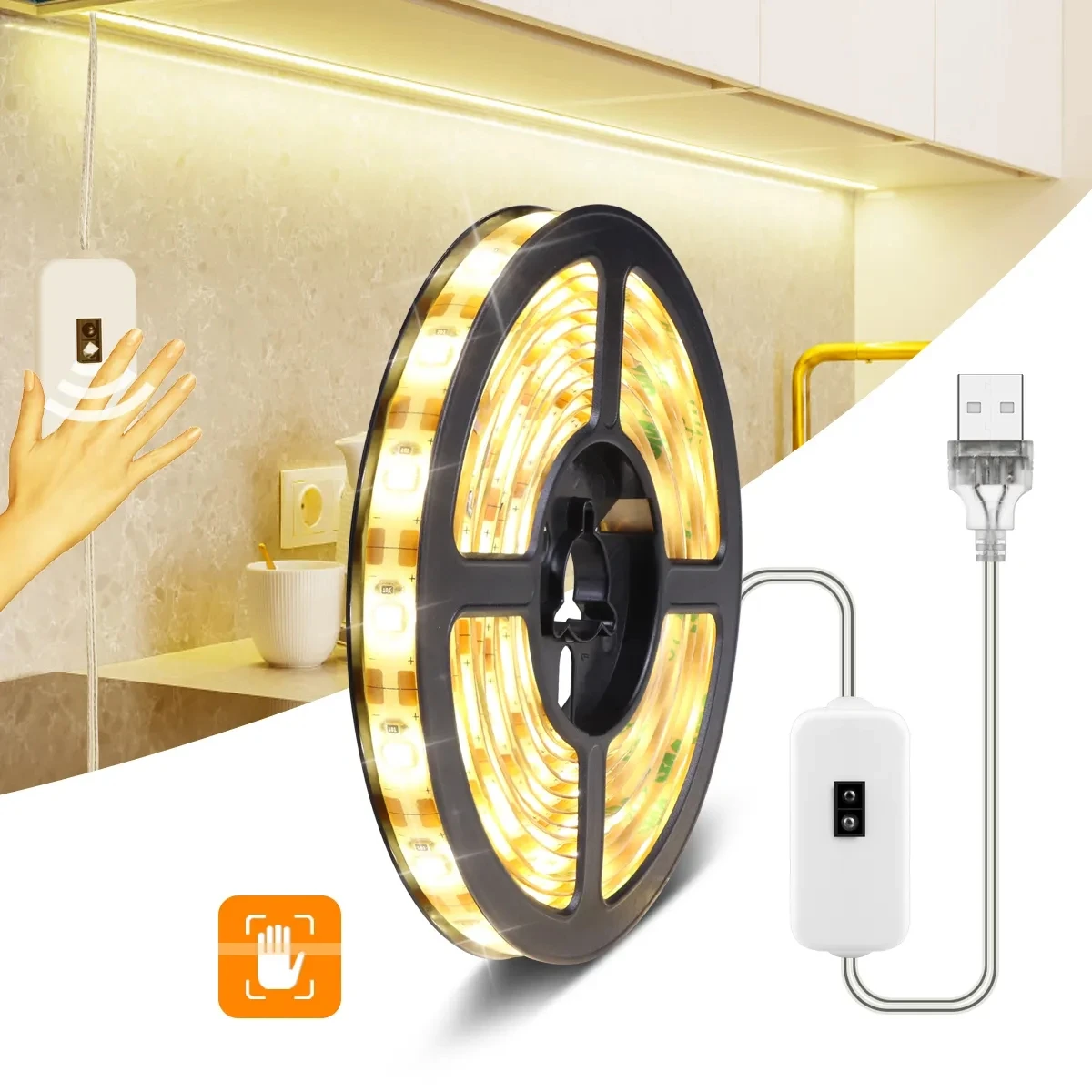 USB Powered Motion Sensor LED Light Strip USB Powered Motion Sensor LED Light Strip