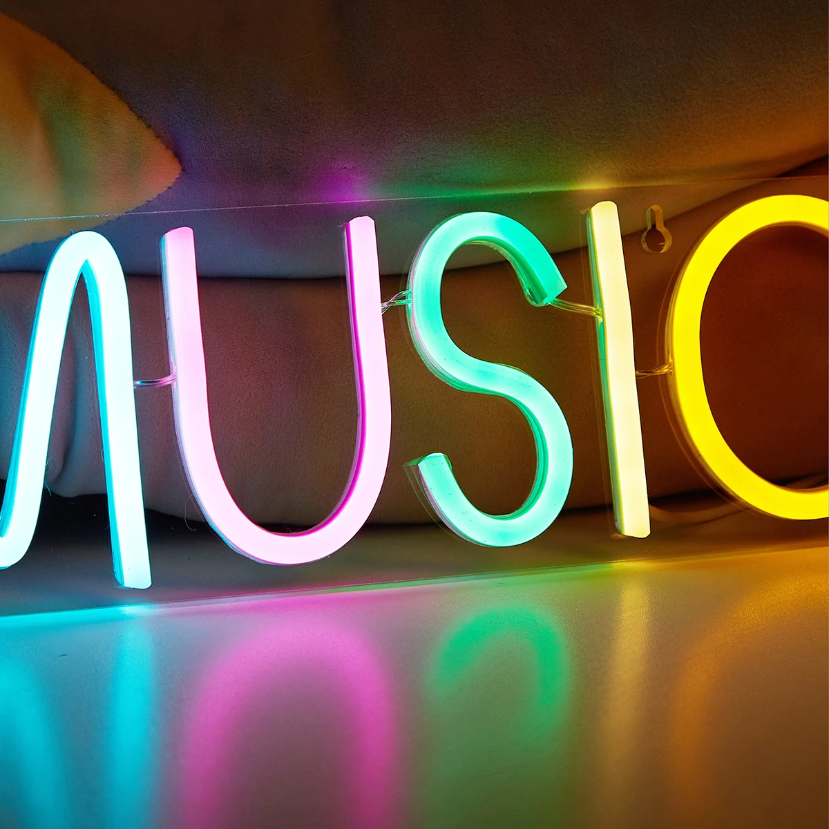 USB Powered Multi-colored Music Neon Sign
