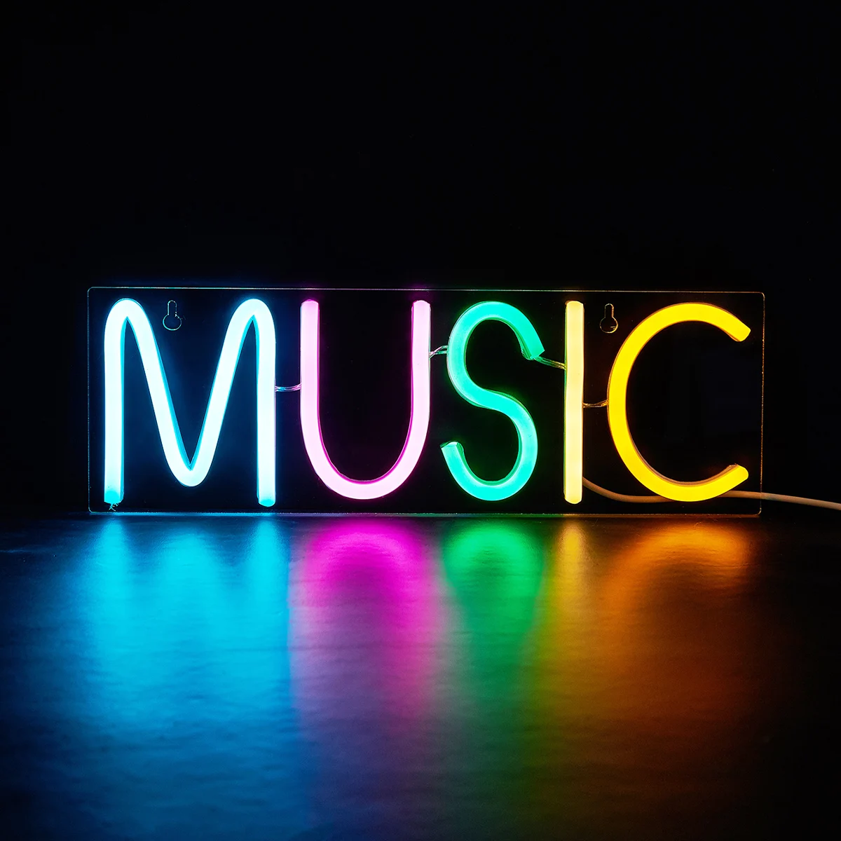 USB Powered Multi-colored Music Neon Sign