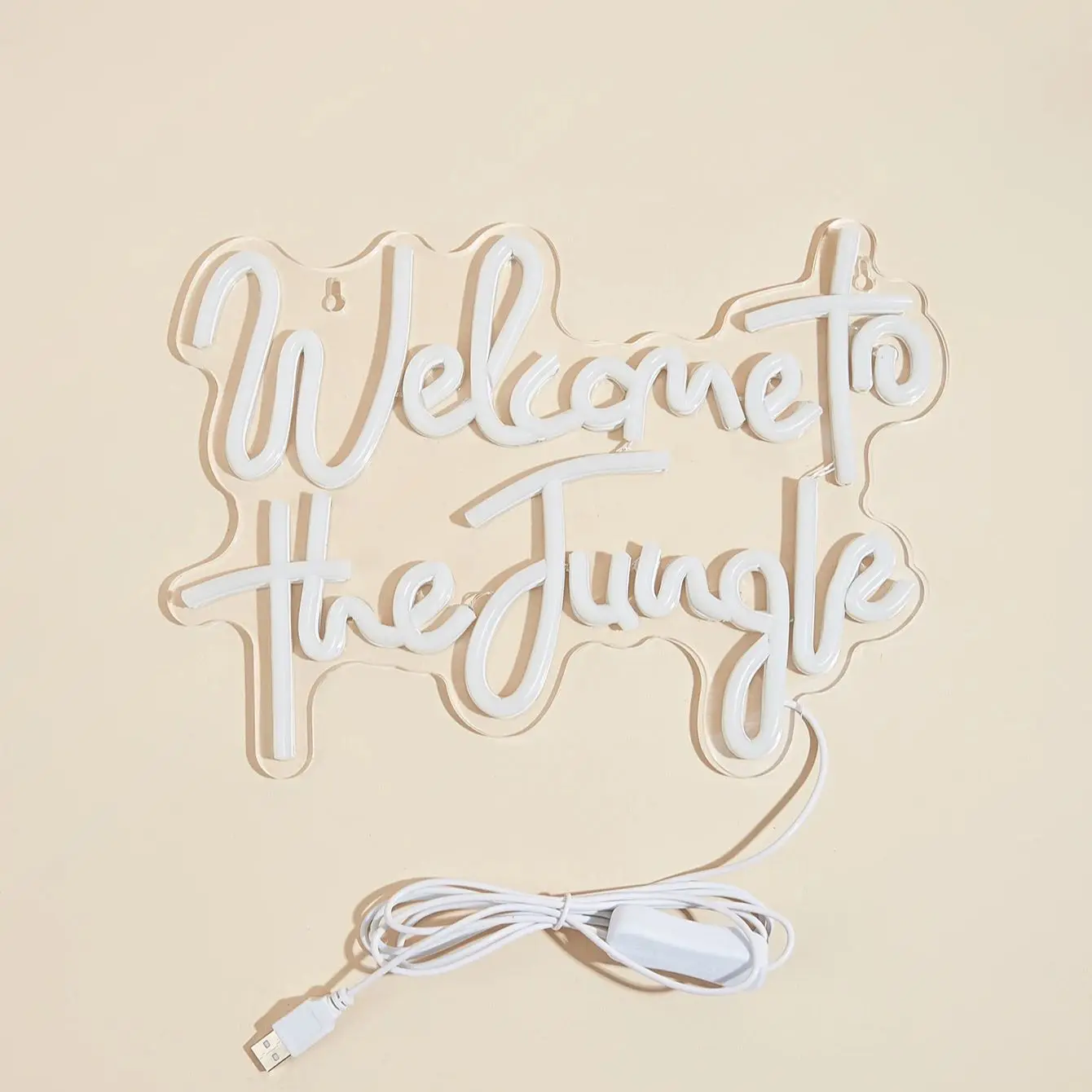 USB Powered Welcome to the Jungle Neon Sign USB Powered Welcome to the Jungle Neon Sign