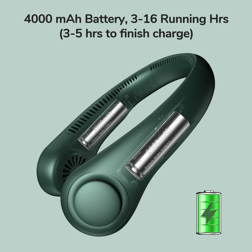USB Rechargeable Around the Neck Fan USB Rechargeable Around the Neck Fan