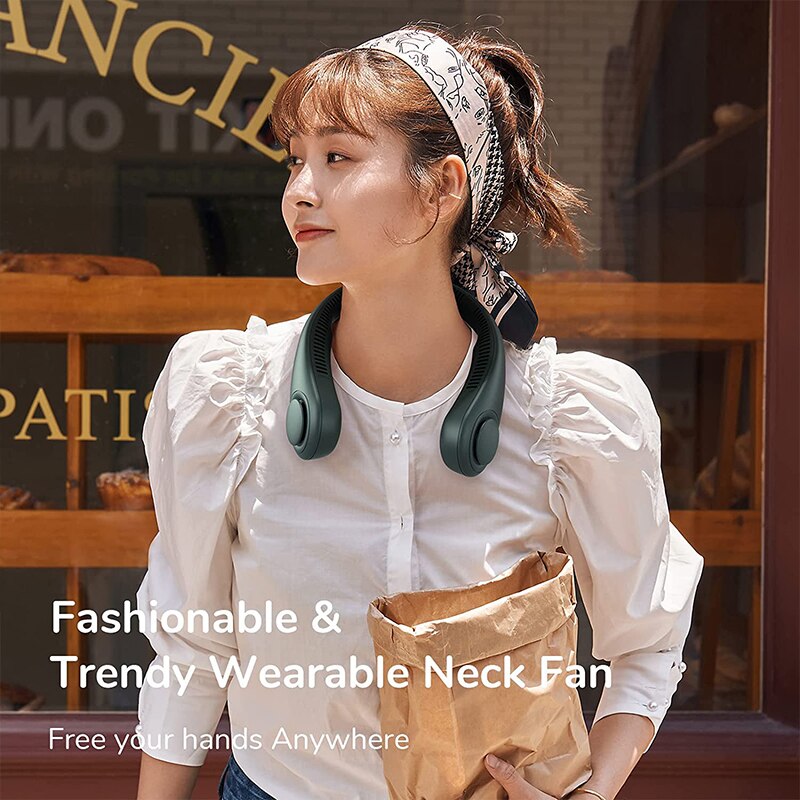 USB Rechargeable Around the Neck Fan USB Rechargeable Around the Neck Fan