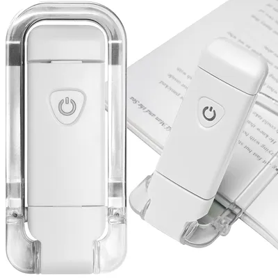 USB Rechargeable Clip on Book Reading Light