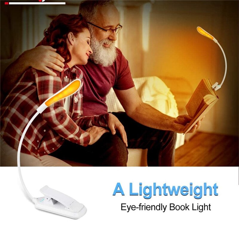USB Rechargeable Clip On Reading Lamp