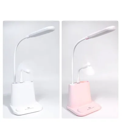 USB Rechargeable Desk Lamp with Fan