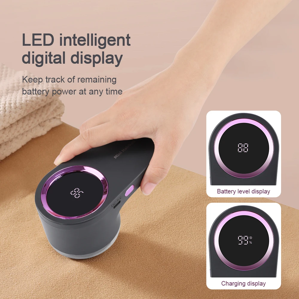 USB Rechargeable Electric Lint Remover Home Portable Hairball Trimmer Pellet Fabric Shaver For Clothes Fuzz Removing